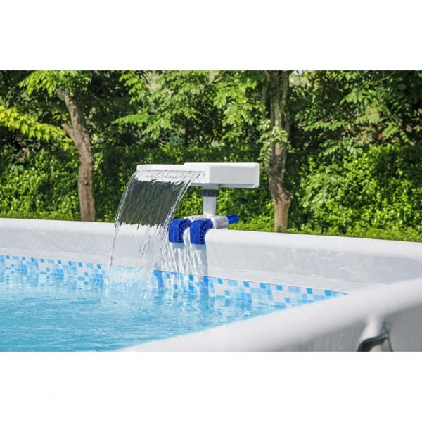 BESTWAY SOOTHING LED WATERFALL (Contents:1 Soothing LED Waterfall,it includes adaptors for outer diameter 3.2 cm /1.25 valves.)  / 58619
