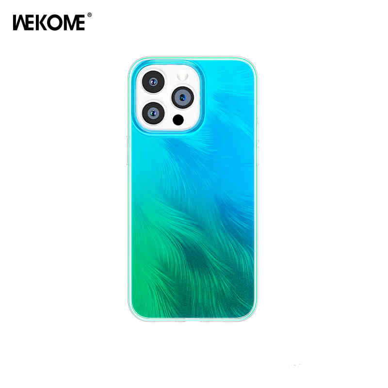 WEKOME WPC-035 Camlet Series Matte Phone Case Blue for Iphone 15 Pro Max