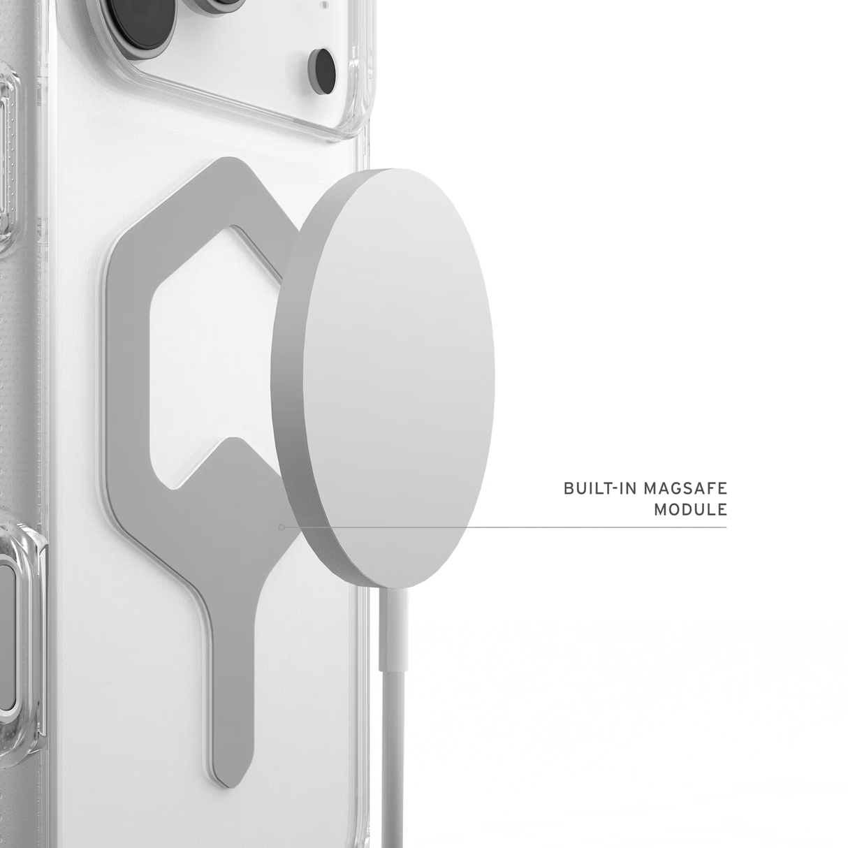 UAG iPhone 17 Pro Max Plyo Magsafe Case - Ice/Silver