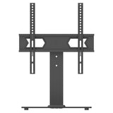 Wansa Glass Basement TV Stand, Fits 23 - 55 inches, 45kg Loading Capacity, STS02-44 - Black