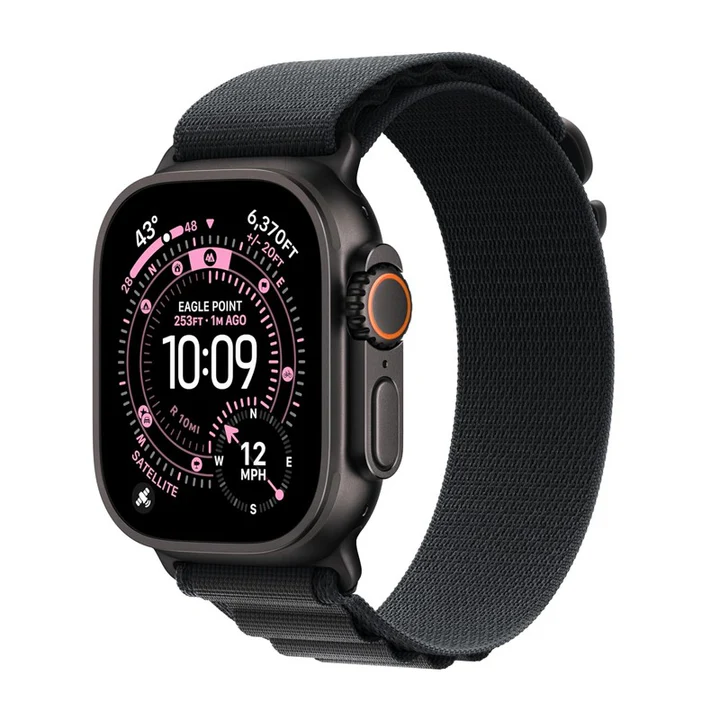 Apple Watch Ultra 3, 49mm, Black Titanium Case (GPS+Cellular)