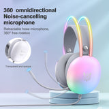 سماعة الألعاب ONIKUMA X25 RGB – أبيض