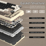 لوحة مفاتيح ميكانيكية ATTACK SHARK X85PRO بنظام Tri-mode مع هيكل Gasket - 75%