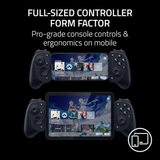 Razer Kishi V3 Pro Haptic USB C Gaming Controller for Phones, Mini Tablets & PC - Black