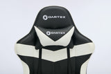 Oartex Gaming Chair with Foot Rest- Black & White ( Installation not included )