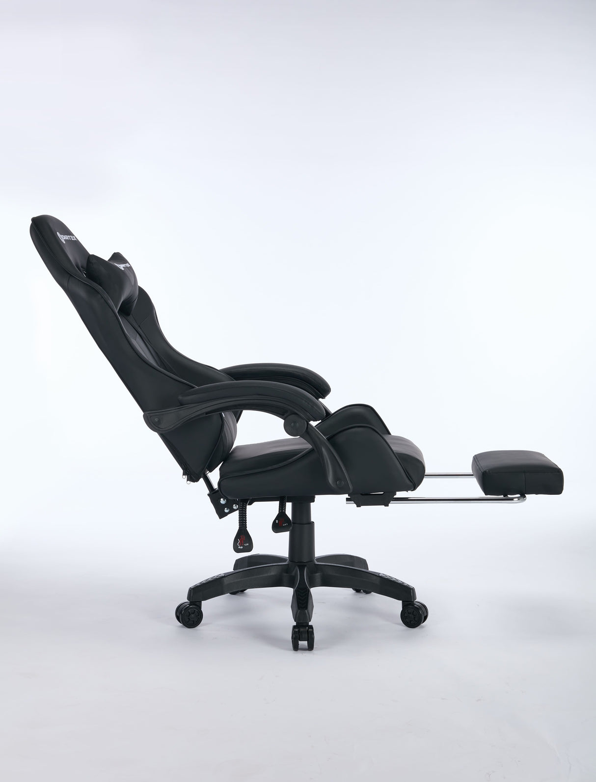 Oartex Gaming Chair with Foot Rest - Black ( Installation not included )