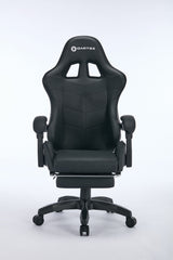 Oartex Gaming Chair with Foot Rest - Black ( Installation not included )