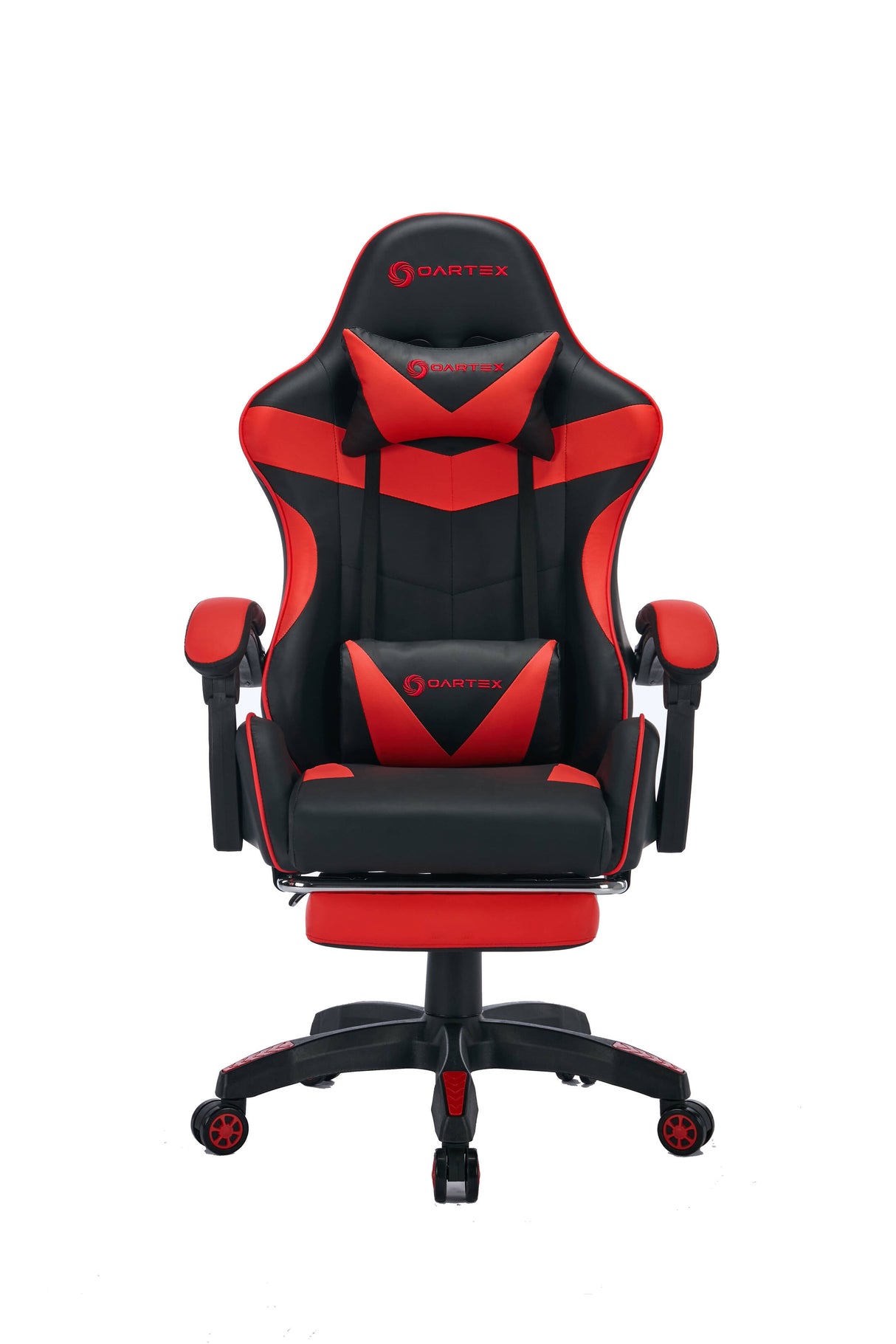 Oartex Gaming Chair with Foot Rest - Black & Red ( Installation not included )