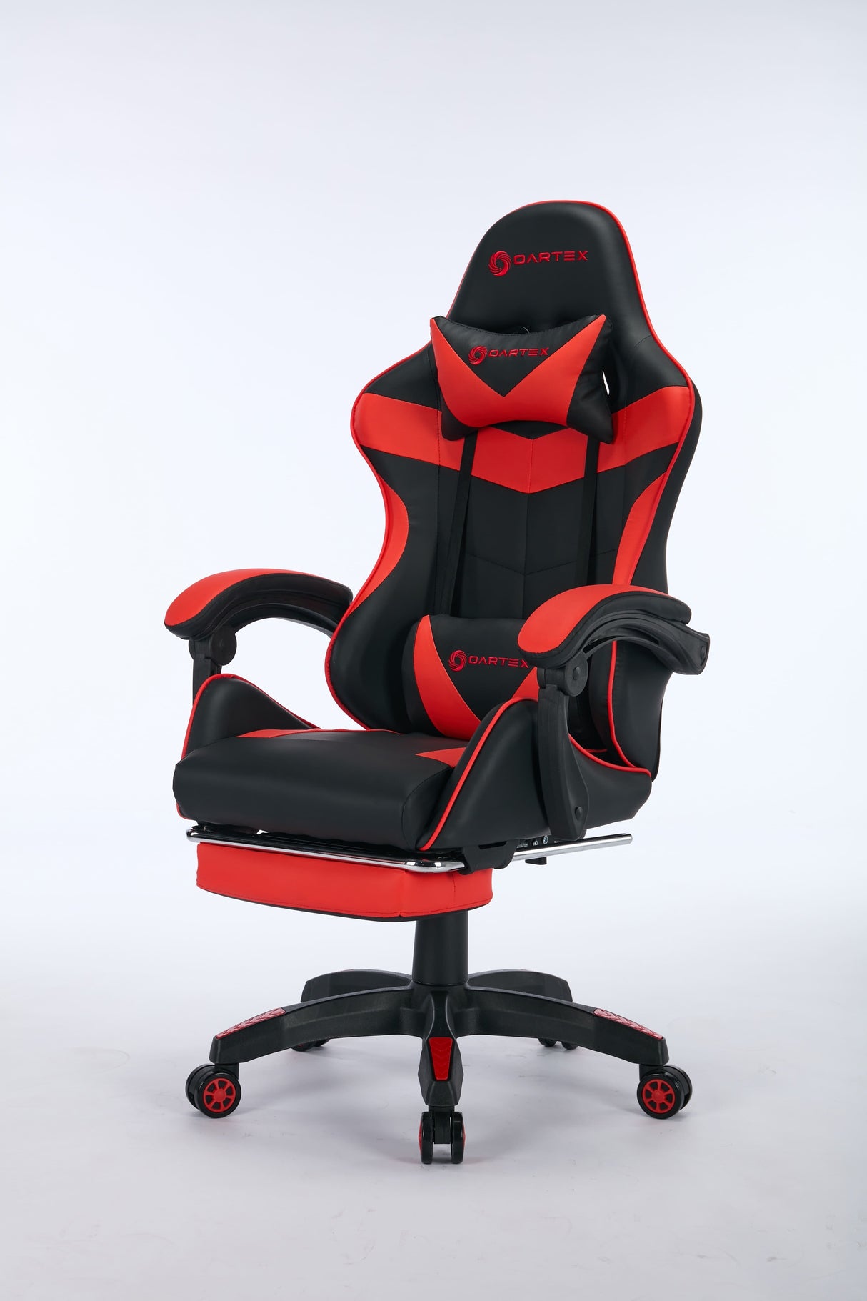 Oartex Gaming Chair with Foot Rest - Black & Red ( Installation not included )