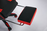 Oartex Gaming Chair with Foot Rest - Black & Red ( Installation not included )