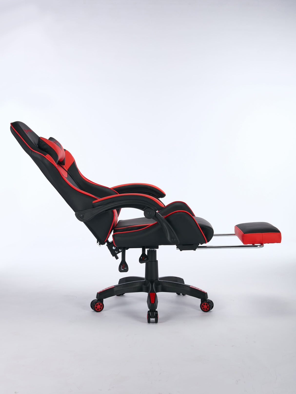 Oartex Gaming Chair with Foot Rest - Black & Red ( Installation not included )