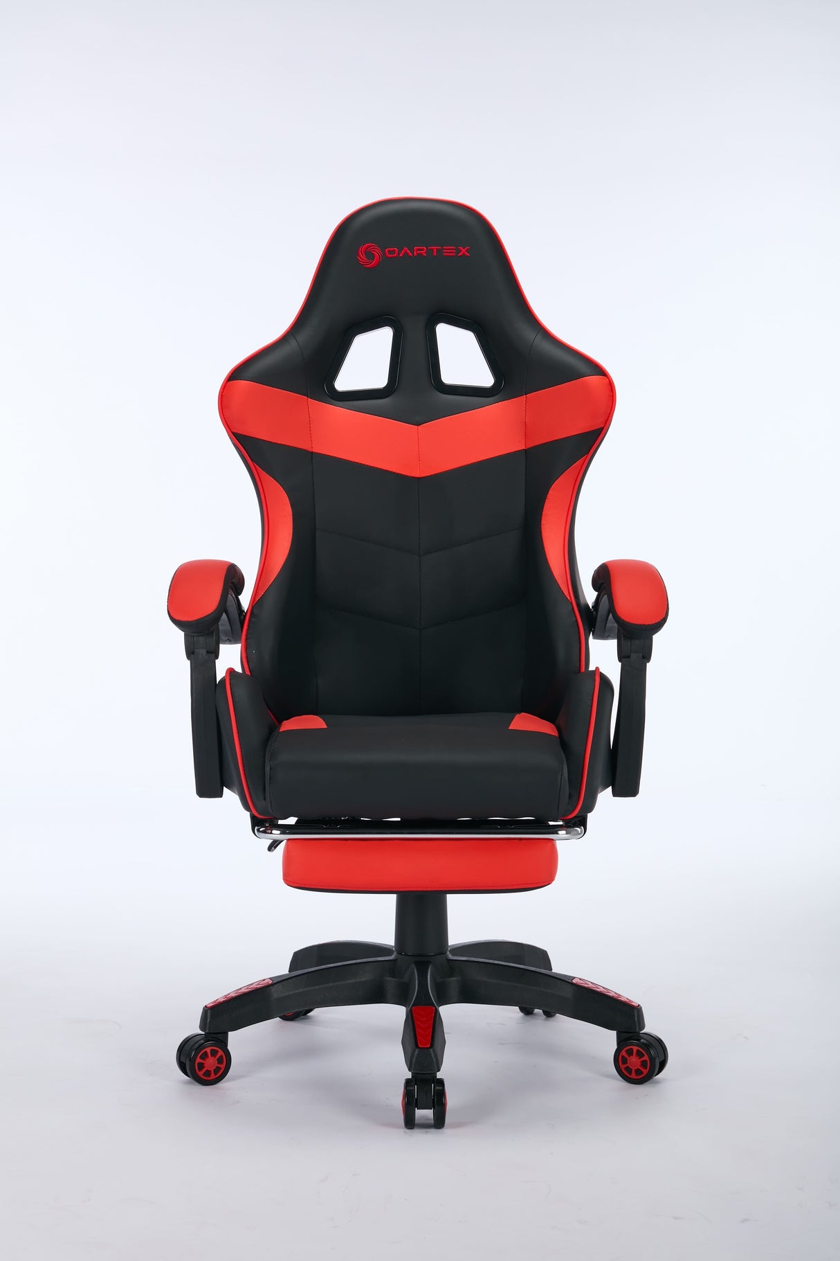 Oartex Gaming Chair with Foot Rest - Black & Red ( Installation not included )