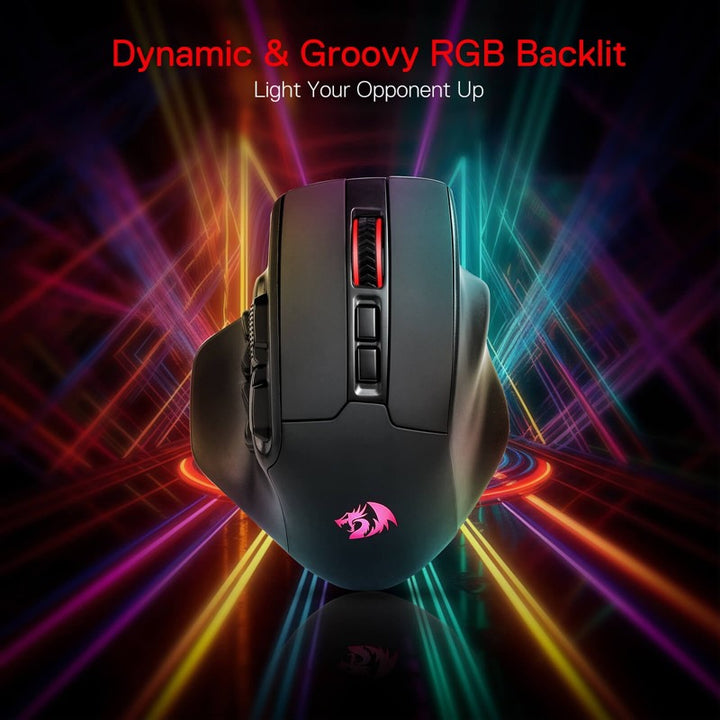 Redragon Aatrox M811 Pro Wireless RGB Gaming Mouse Mouse - Black