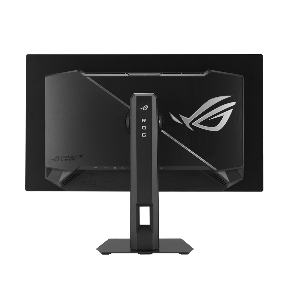 شاشة ألعاب اسوس روج ستريكس موديل XG27AQDMES مقاس 27 بوصة بدقة QHD (2560 × 1440)، ومعدل تحديث 240 هرتز، وزمن استجابة 0.03 مللي ثانية، ومنفذ HDMI 2.1، وتقنية QD OLED المسطحة - أسود