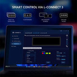 شاشة ليان لي العالمية IPS LCD مقاس 8.8 بوصة (US88v1) - أسود