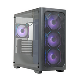 GPro Premium Mid Tower PC Case With 4 Fans