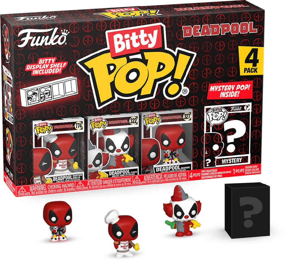 Bitty Pop! Marvel: Deadpool - BBQ Master 4PK