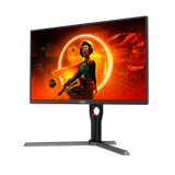 AOC شاشة ألعاب مسطحة بتقنية IPS من طراز U27G3X، مقاس 27 بوصة، بدقة UHD (3840 × 2160)، ومعدل تحديث 160 هرتز، وزمن استجابة 1 مللي ثانية، ومنفذ HDMI 2.1 - أسود