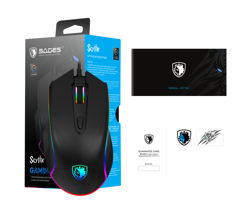 SADES Scythe Gaming Mouse - S17