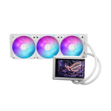 Asus ROG RYUO IV 360 ARGB CPU Liquid Cooler with 6.67" Curved 2K AMOLED Display - White