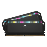 CORSAIR DOMINATOR PLATINUM RGB 64GB (2x32GB) DDR5 DRAM 6000MT/s CL30 AMD EXPO & Intel XMP Memory Kit - Grey