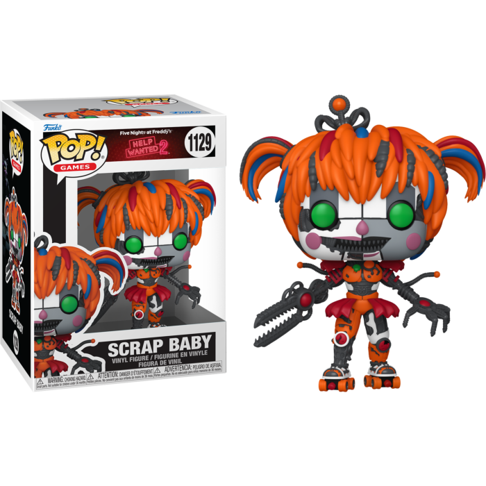 مجسم Funko Pop! Games من لعبة Five Nights at Freddy’s HW2 لشخصية Scrap Baby