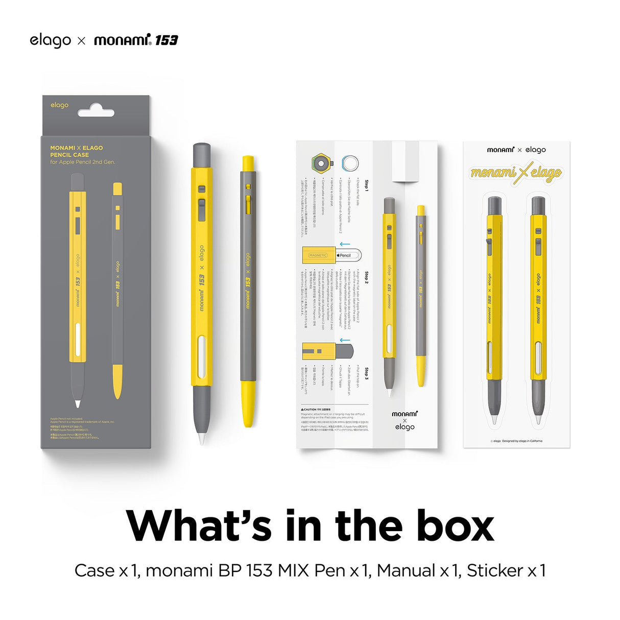 Elago Apple Pencil 2nd Gen / Apple Pencil Pro MONAMI Case