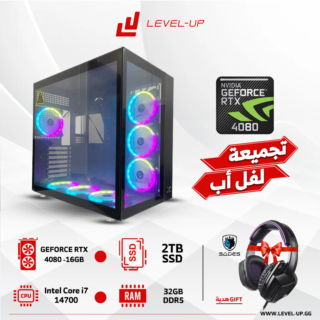 EagleNight Gaming PC i7-14700 , RTX 4080 , 32GB RAM