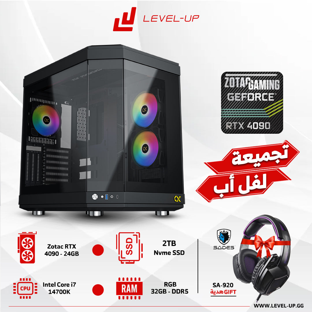 كمبيوتر الألعاب بمعالج i7-13700k , كرت شاشة RTX 4070 TI و 32 جيجا رام