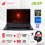 لابتوب ألعاب Acer Nitro V 15 ANV15 مقاس 15.6 بوصة FHD IPS، 144 هرتز،معالج  i7-13620H، كرت شاشة RTX 4060 8 جيجابايت، رامات 16 جيجابايت DDR5