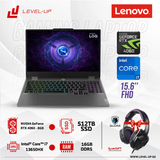 Lenovo LOQ 15IRX9 Gaming Laptop Intel Core i7-13650HX 16GB RAM 512GB SSD GeForce RTX 4060 8GB 15.6" FHD 144Hz Display - DOS Luna Grey