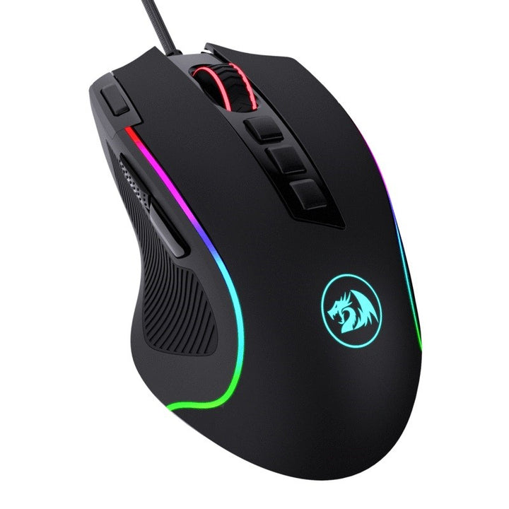 Redragon M612 Predator 8000 DPI RGB Wired Optical Gaming Mouse - Black