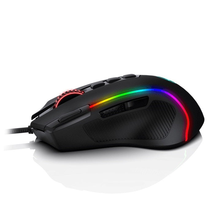Redragon M612 Predator 8000 DPI RGB Wired Optical Gaming Mouse - Black