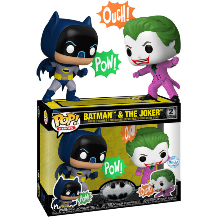 Pop! Heroes: Batman 85th - Joker/Batman 2pk (Exc)