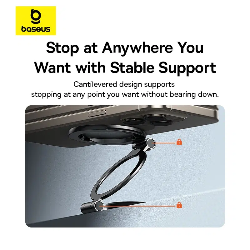 Baseus MagPro Series II Magnetic Car Mount Stick-on Version - Cosmic Black