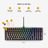 Glorious GMMK2 RGB Mechanical 96% Gaming Keyboard (Arabic) - Black