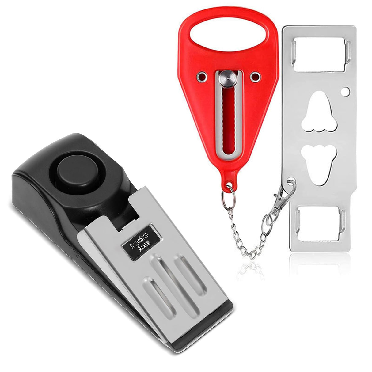 Portable Travel Door Alarm and Door Stopper, Dual Sensitivity Security Alert, 120dB Anti-Theft Protection