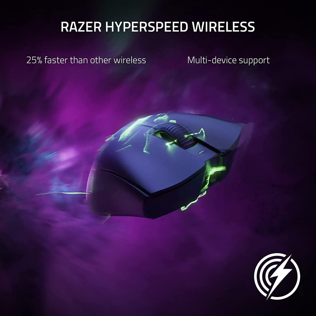 Razer DeathAdder V3 Pro Ultra Lightweight Wireless Ergonomic Esports Mouse - Black RZ01-04630100-R3G1