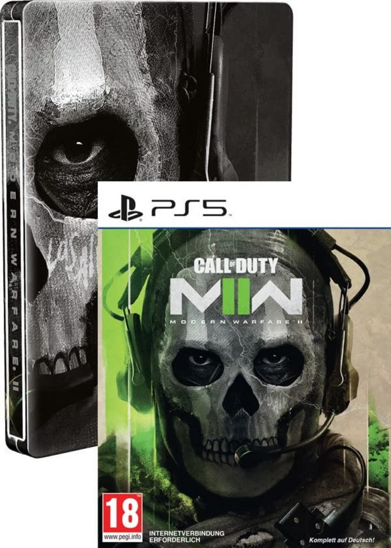 Call shops of duty Modern warfare 2 for ps5 with steelbook