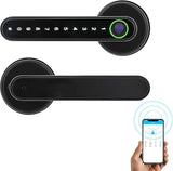 Digital Door Lock Model Y1604L for Door thickness: 30-55mm, unlock by Tuya Bluetooth/ Password / Fingerprint / key