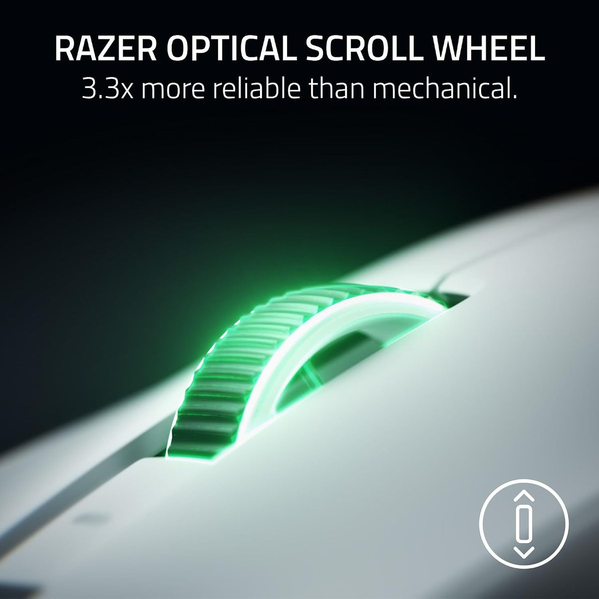 RAZER Viper V4 Pro 50K Optical Sensor Wirless Gaming Mouse - White RZ01-05630200-R3G1