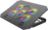 Meetion Laptop Cooler Pad MT-CP3030 Compatible from 9 to 15.6" - Black