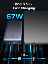 UGREEN Nexode Power Bank 20000mAh 67W with Built-in USB-C Cable - PB550