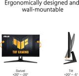 ASUS TUF Gaming Series 5 VG27AQM5A 27" QHD (2560x1440), 300Hz Refresh Rate, 0.3ms (GTG) Response Time, ELMB Sync, Stereo speaker, 95% DCI-P3, Fast IPS Gaming Monitor - Black