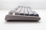 Ducky One 3 Mist Grey TKL 80% Gaming Keyboard - Cherry Red