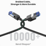 UGREEN Cat8 Pure Copper Ethernet Cable Braided 10m (Black)
