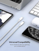 RAVPower RP-CB1018 Type-C to Lightning Cable 2m Nylon White