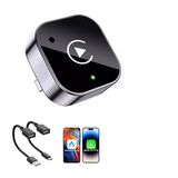 CarPlay 2 in 1 Wired To Wireless Android Auto Dongle (USB-C Adapter Included)