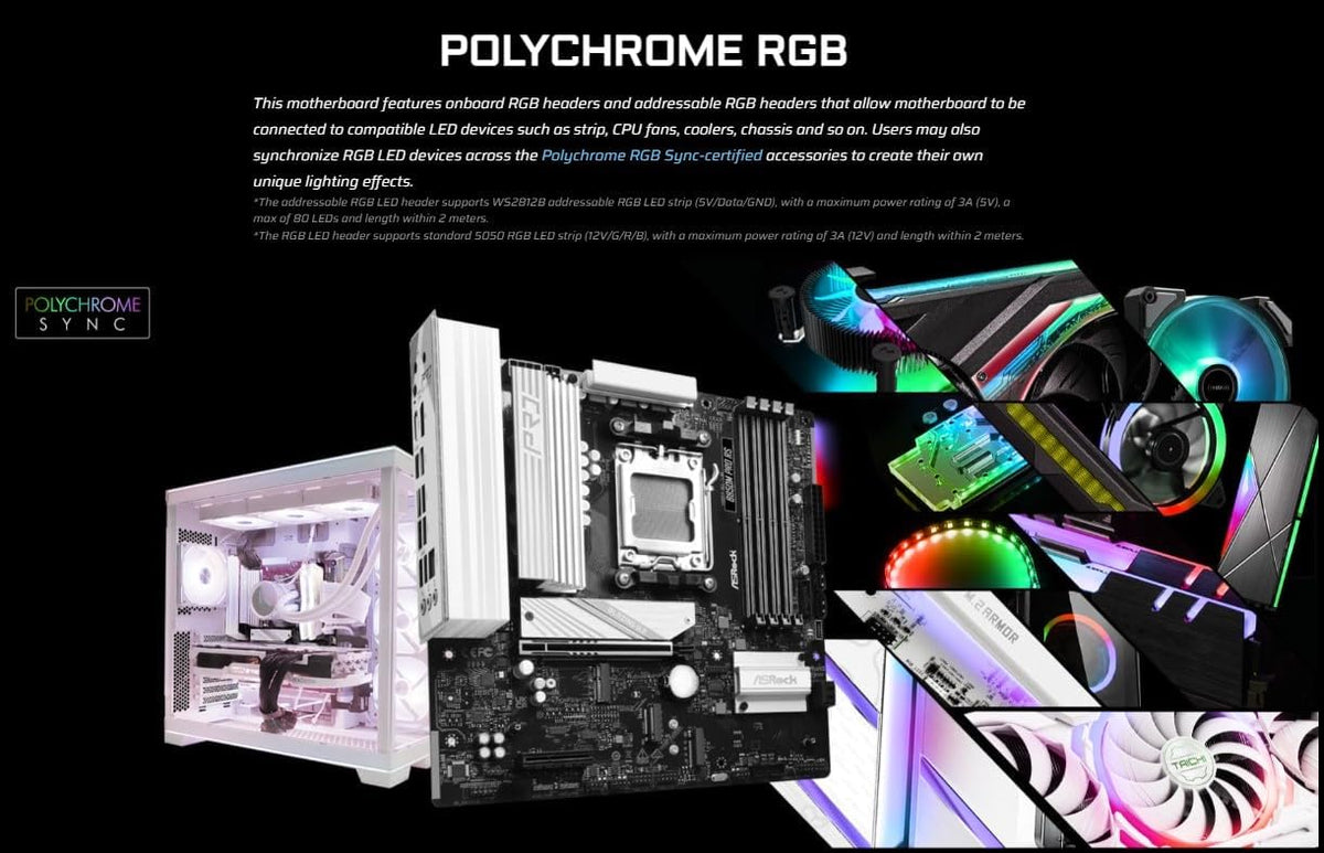 Asrock B850M Pro RS WiFi AMD B850 Socket AM5 micro ATX Asrock B850M Pro RS WiFi AMD B850 Socket AM5 micro ATX