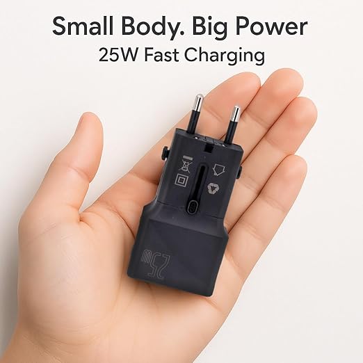 RAVPower RP-PC1080 25W 2-Port Universal Adapter black - RP-PC1080